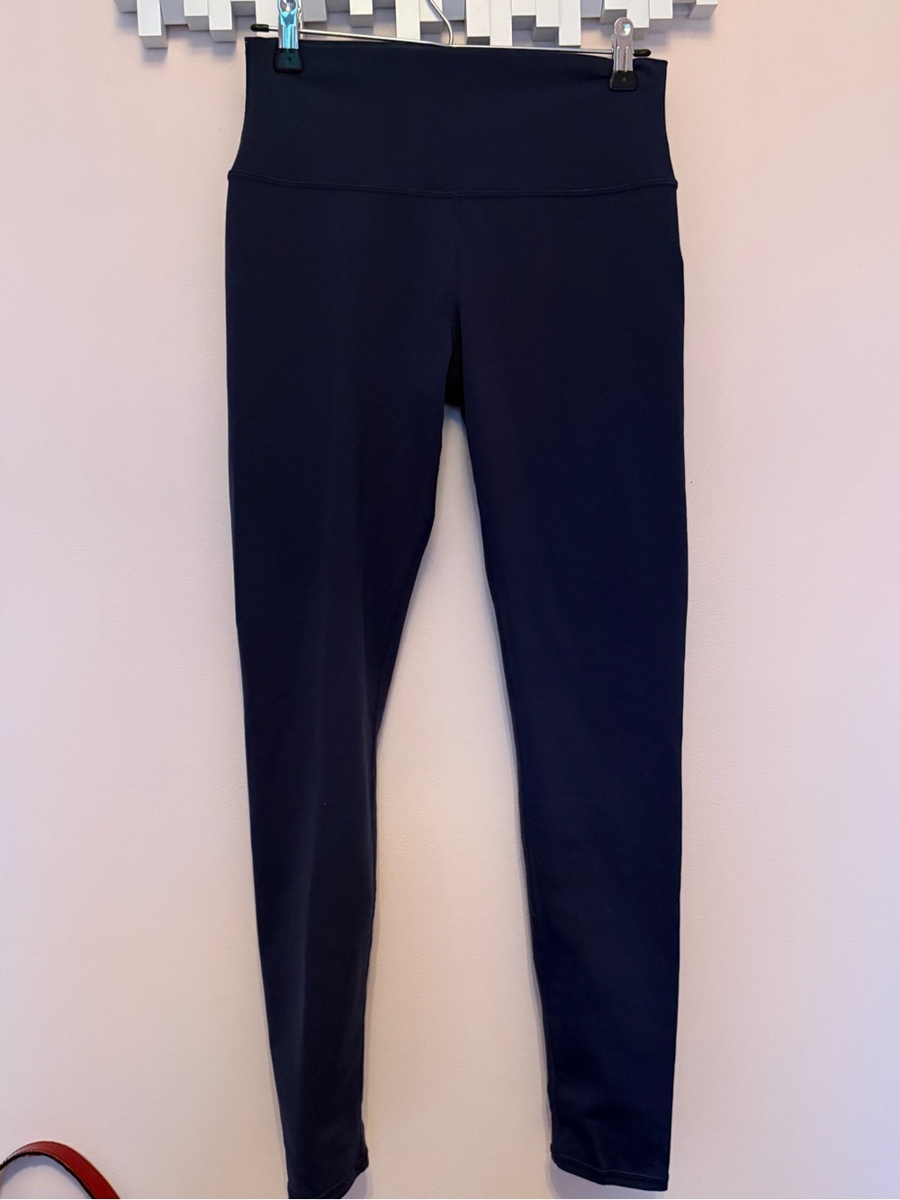 alo High-Waist Black Womens Leggings Navy
